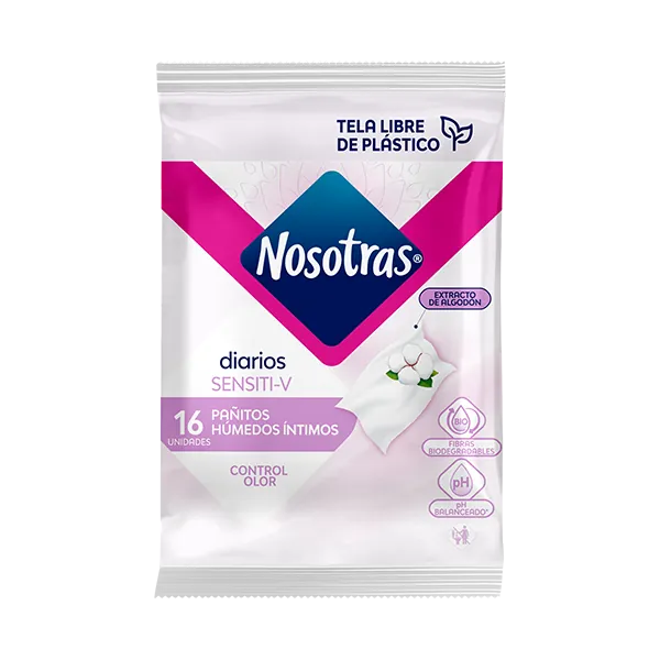 Pañitos Íntimos Sensiti-V