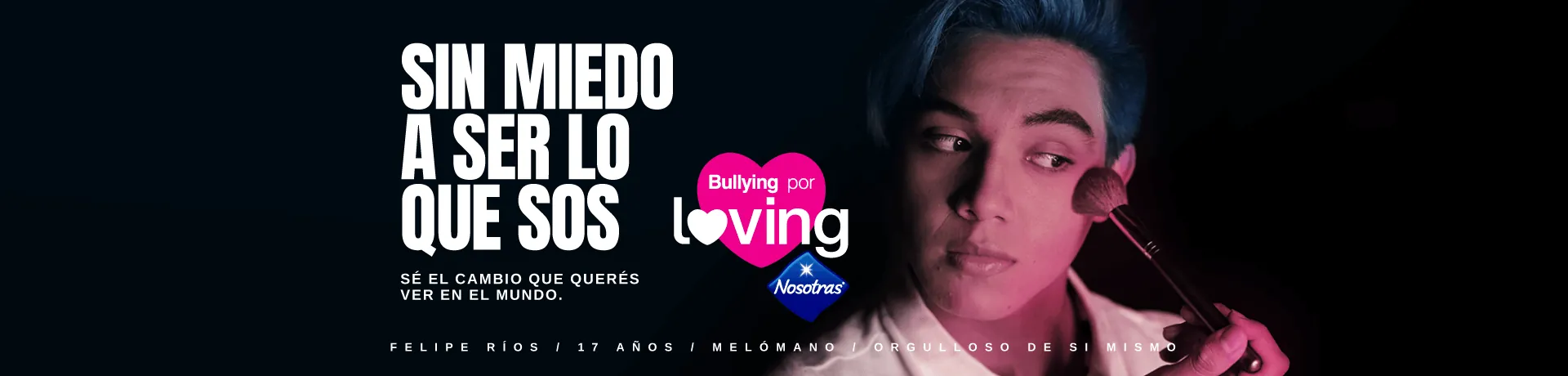 Banner lanzamiento campaña Bullying for Loving 